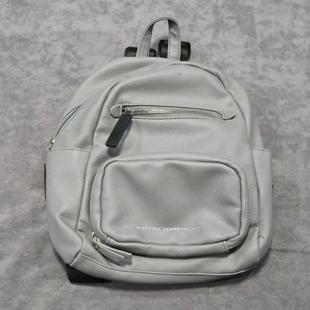 Kenneth Cole Reaction Gray Medium Size Backpack Travel Bag